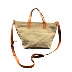Madewell Canvas & leather Small Zip Top Transport Crossbody Tote
Distant Surplus